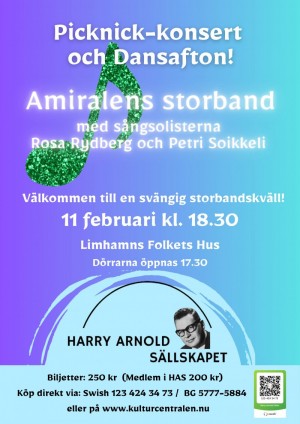 Danskväll och Picknick-konsert med Amiralens Storband!